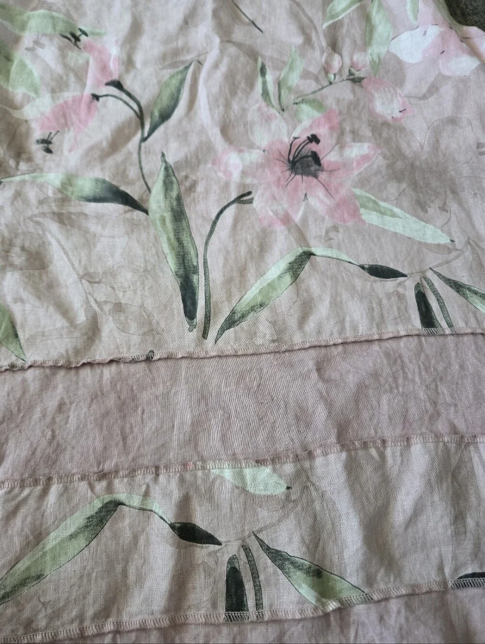 Alessia Pacini Floral Flax Linen Dress - Picture 6 of 9